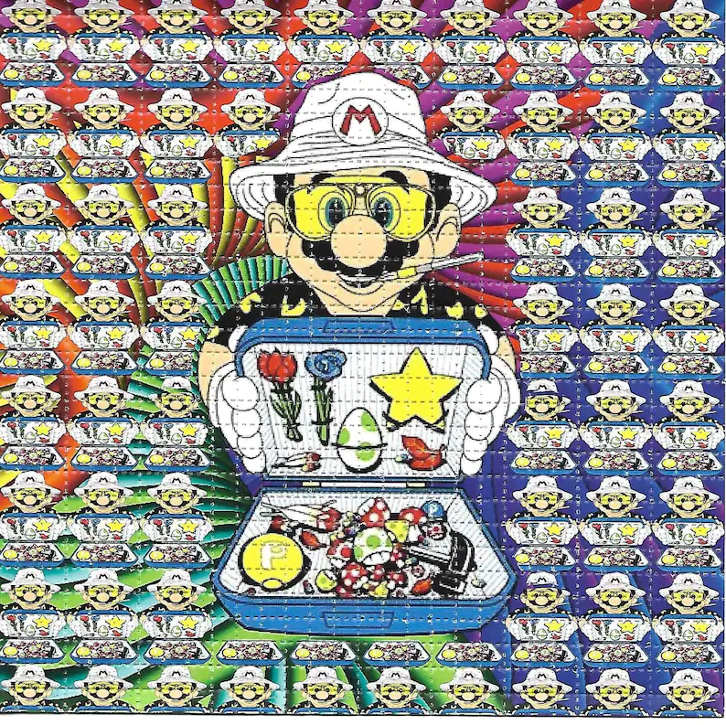Mushroom Dealer Psychedelic LS - Ink Blotter Paper บทวิจารณ์และราคา