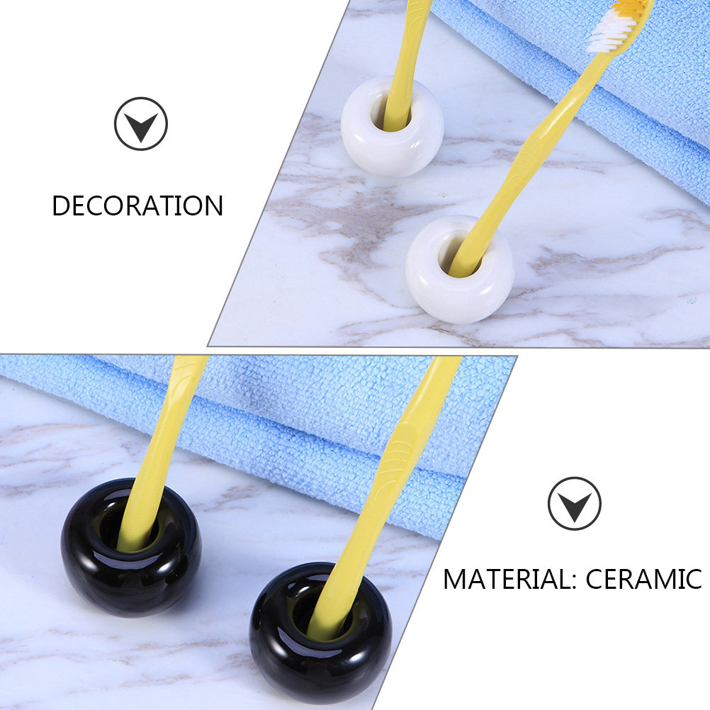 4Pcs Ceramic Toothbrush Stand  - Pen Rest Single บทวิจารณ์และราคา
