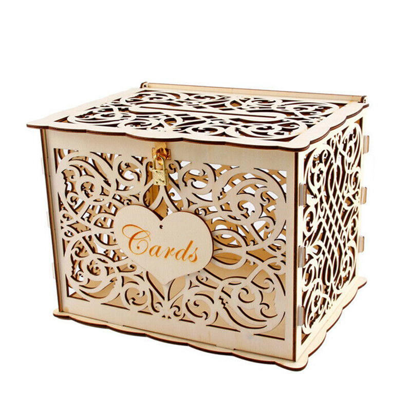 30X24X21cm DIY Wedding Gift Ca - Card Index Box บทวิจารณ์และราคา