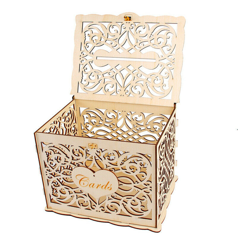 30X24X21cm DIY Wedding Gift Ca - Card Index Box บทวิจารณ์และราคา