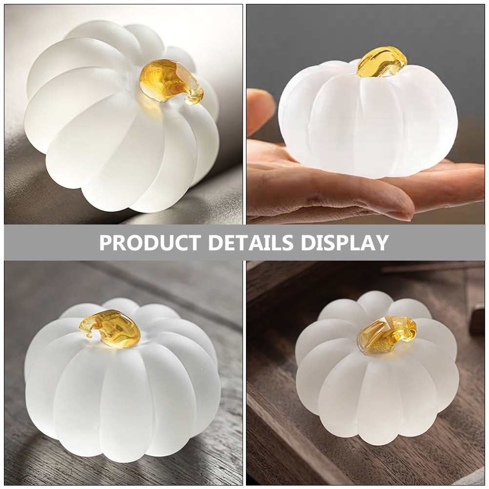 Pumpkin Shape Crystal Glass Pa - Paper Weight Crystal บทวิจารณ์และราคา