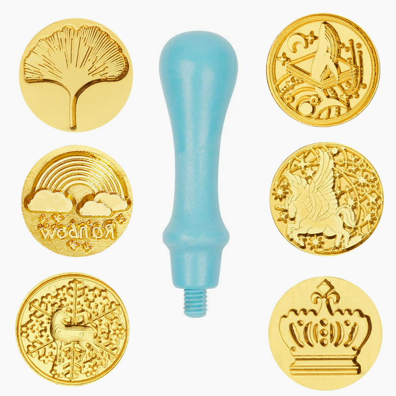 Retro Wax Seal Stamp Set with  - Wax Seal Stamp Set บทวิจารณ์และราคา