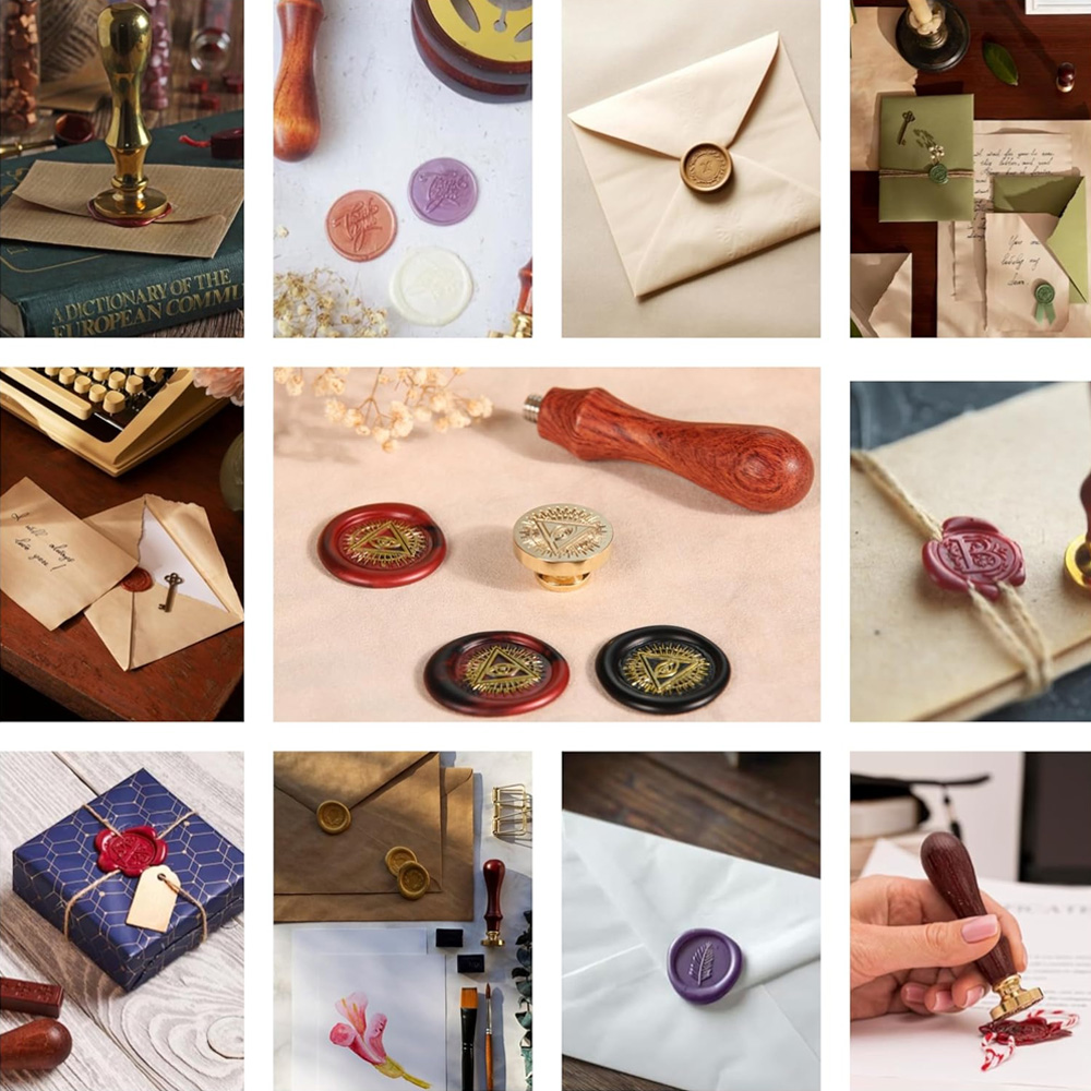 Custom Wax Seal Stamp, Persona - Wax Seal Stamp Set บทวิจารณ์และราคา