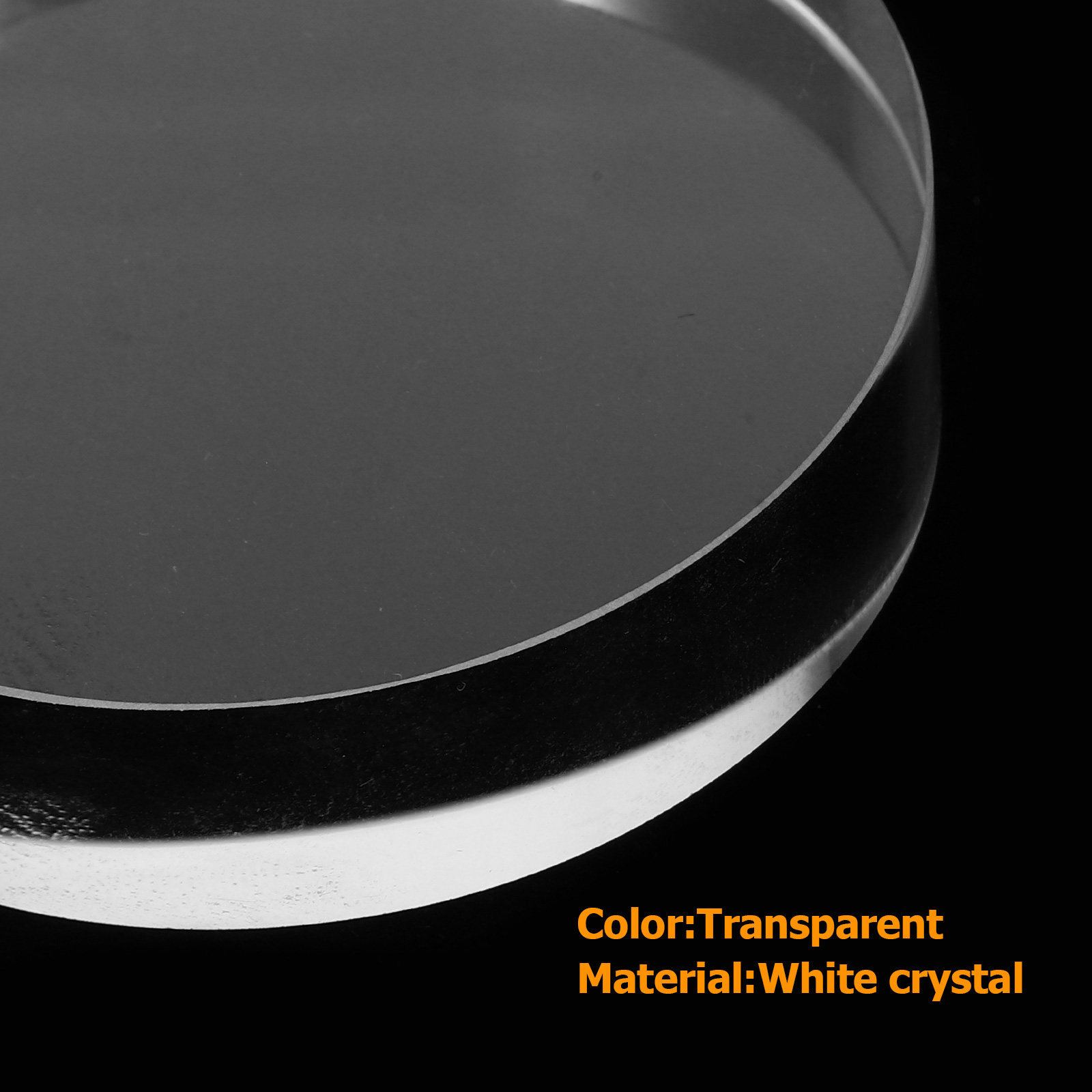 Crystal Clear Round Glass Pape - Paper Weight Crystal บทวิจารณ์และราคา