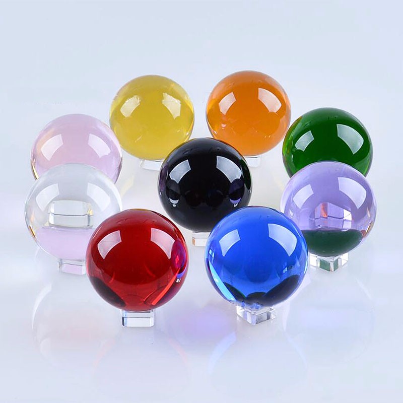 50mm Colors Crystal Ball Photo - Book Weight Glass บทวิจารณ์และราคา