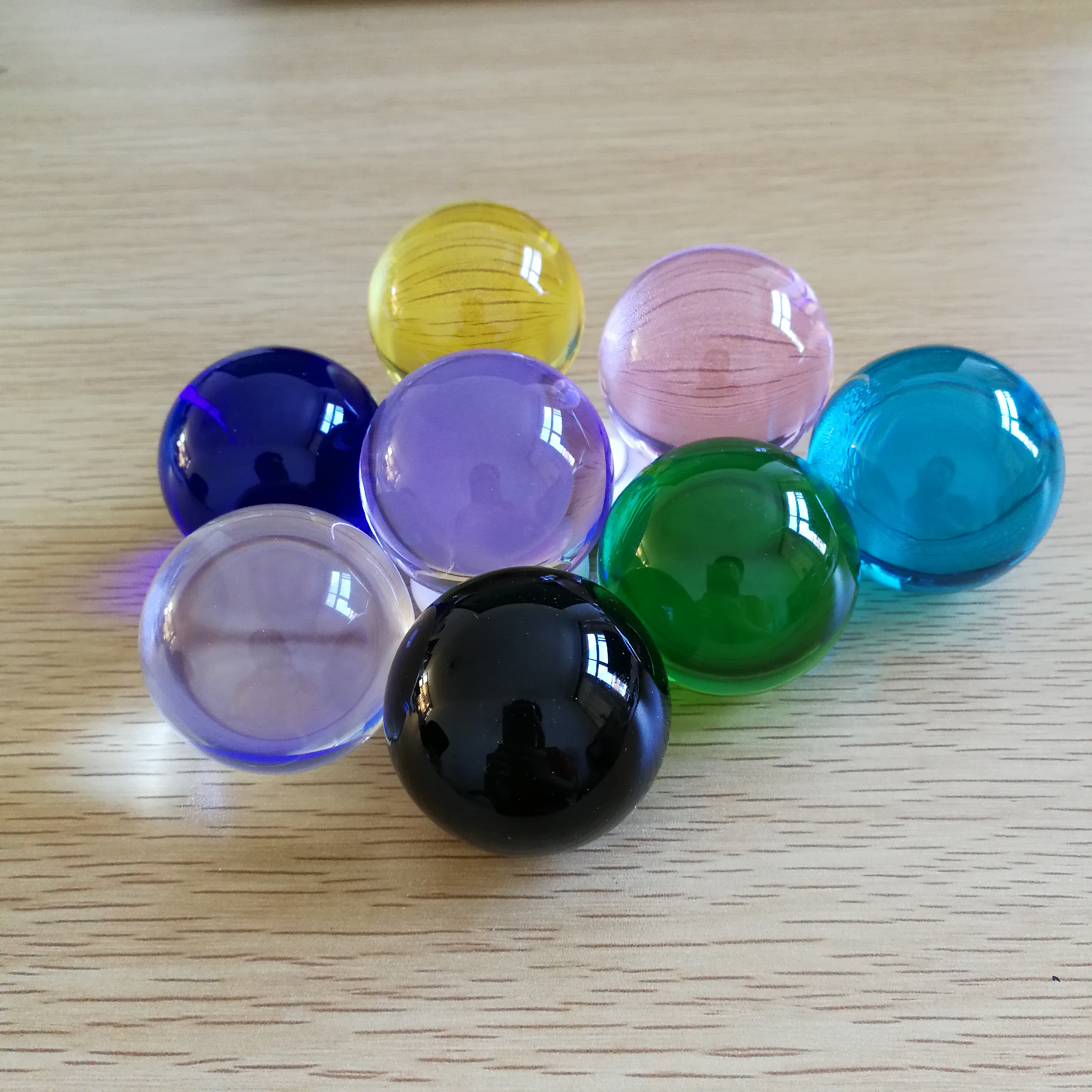 50mm Colors Crystal Ball Photo - Book Weight Glass บทวิจารณ์และราคา