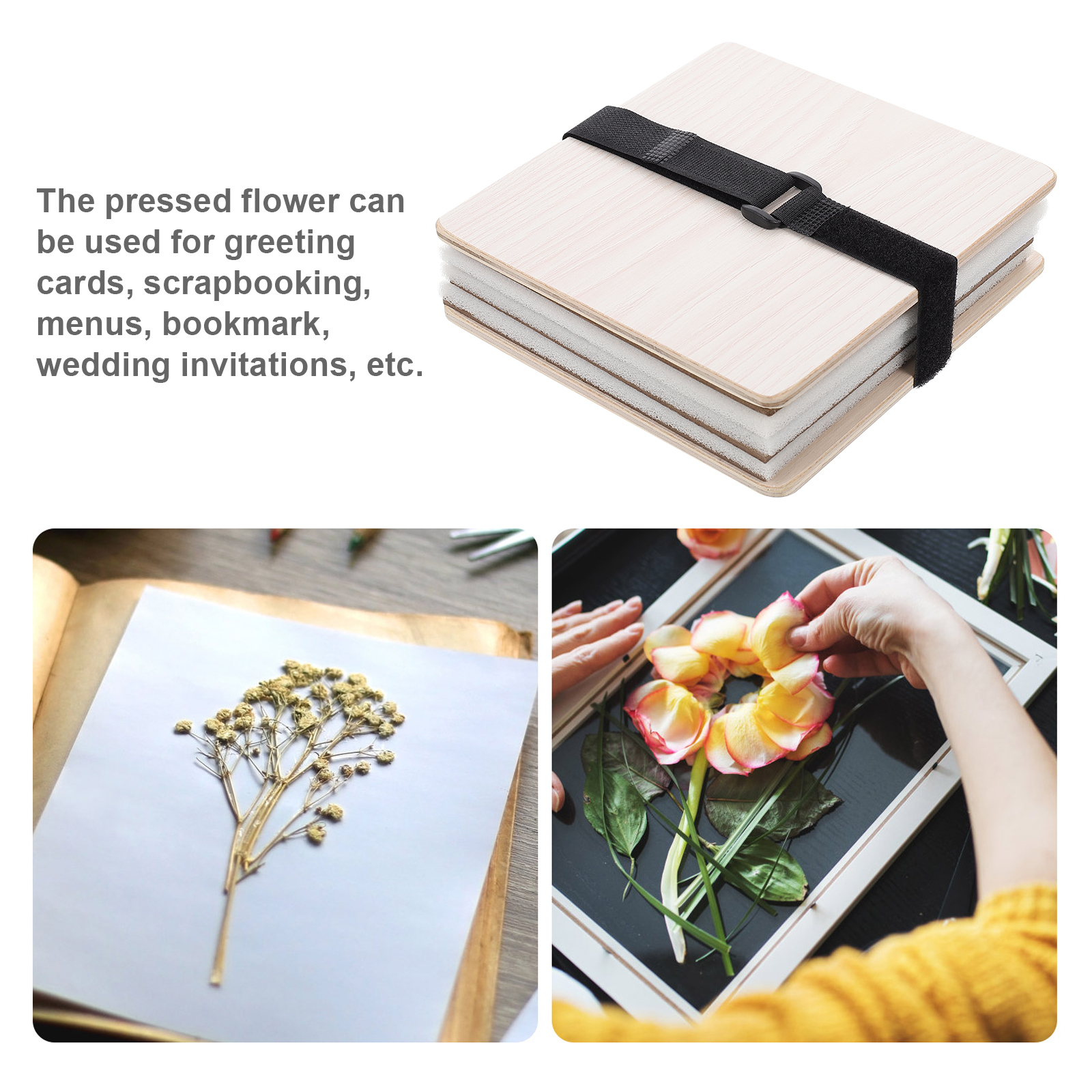 1 set Flower Press Kit Plant L - Ink Blotter Paper บทวิจารณ์และราคา