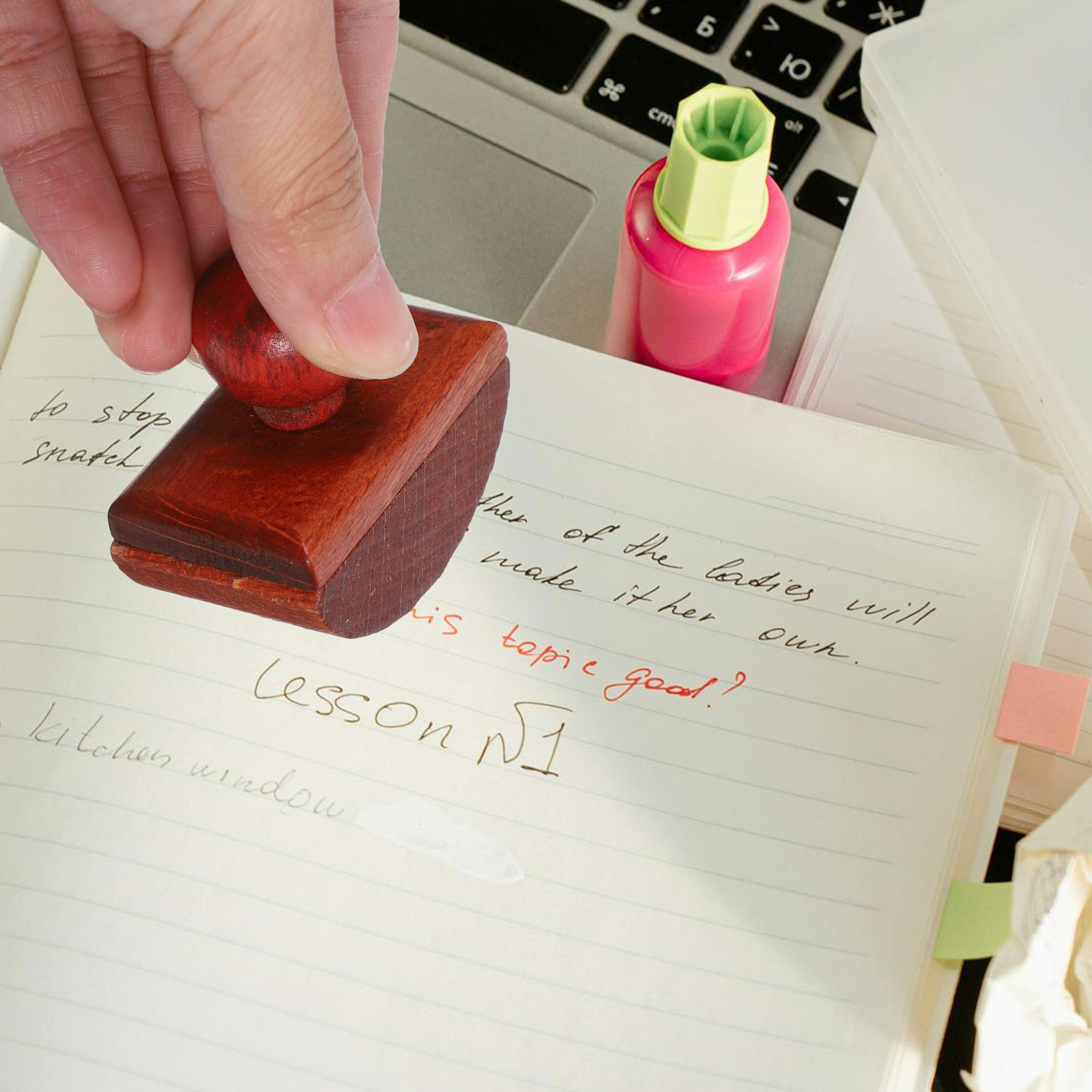 Wooden Rocker Blotter Ink Abso - Ink Blotter Paper บทวิจารณ์และราคา