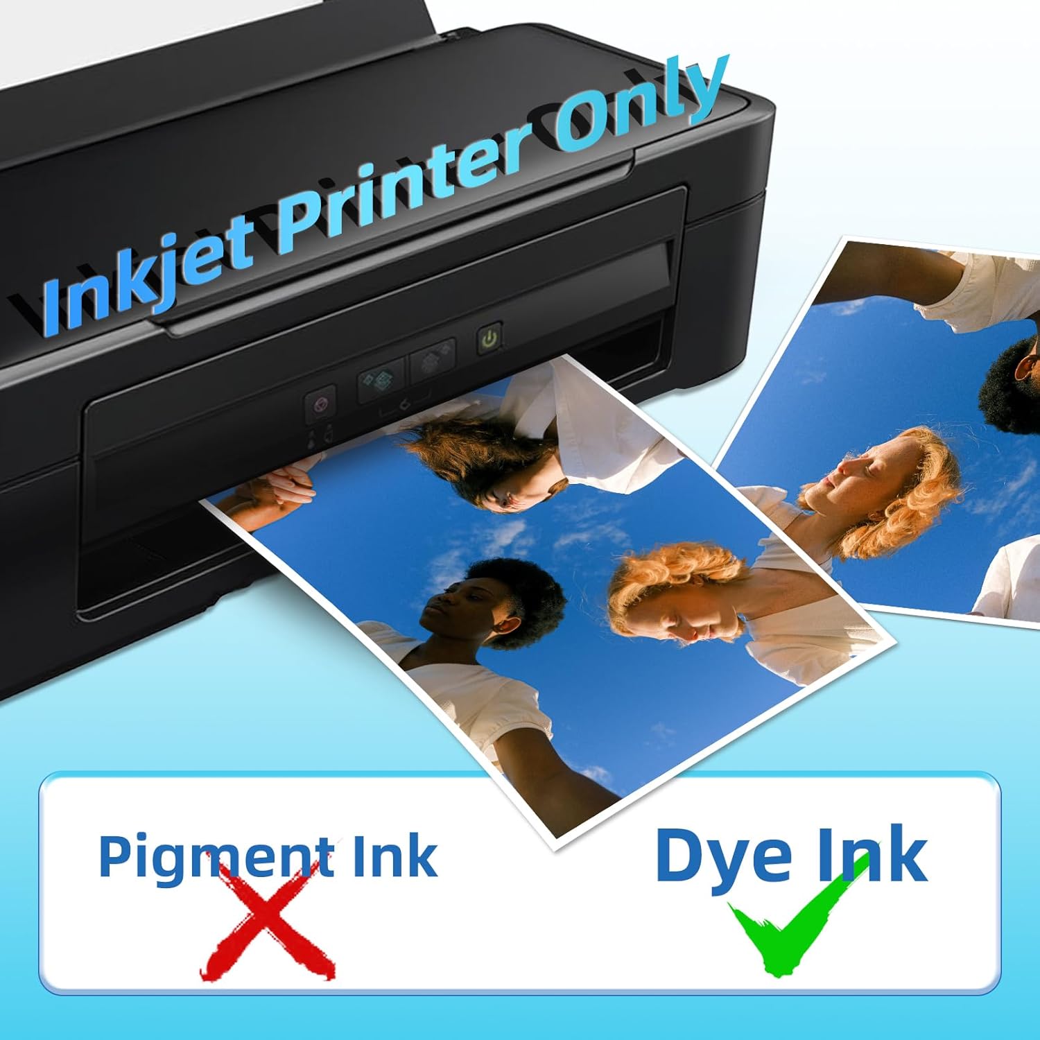 Adhesive Glossy Photo Paper A4 - Ink Blotter Paper บทวิจารณ์และราคา