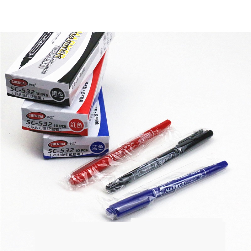 10pcs Dual side color marker p - Correction Pen Fine บทวิจารณ์และราคา