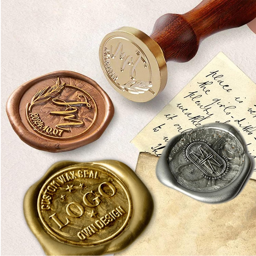 Custom Your Logo 25/30/40/50mm - Wax Seal Stamp Set บทวิจารณ์และราคา