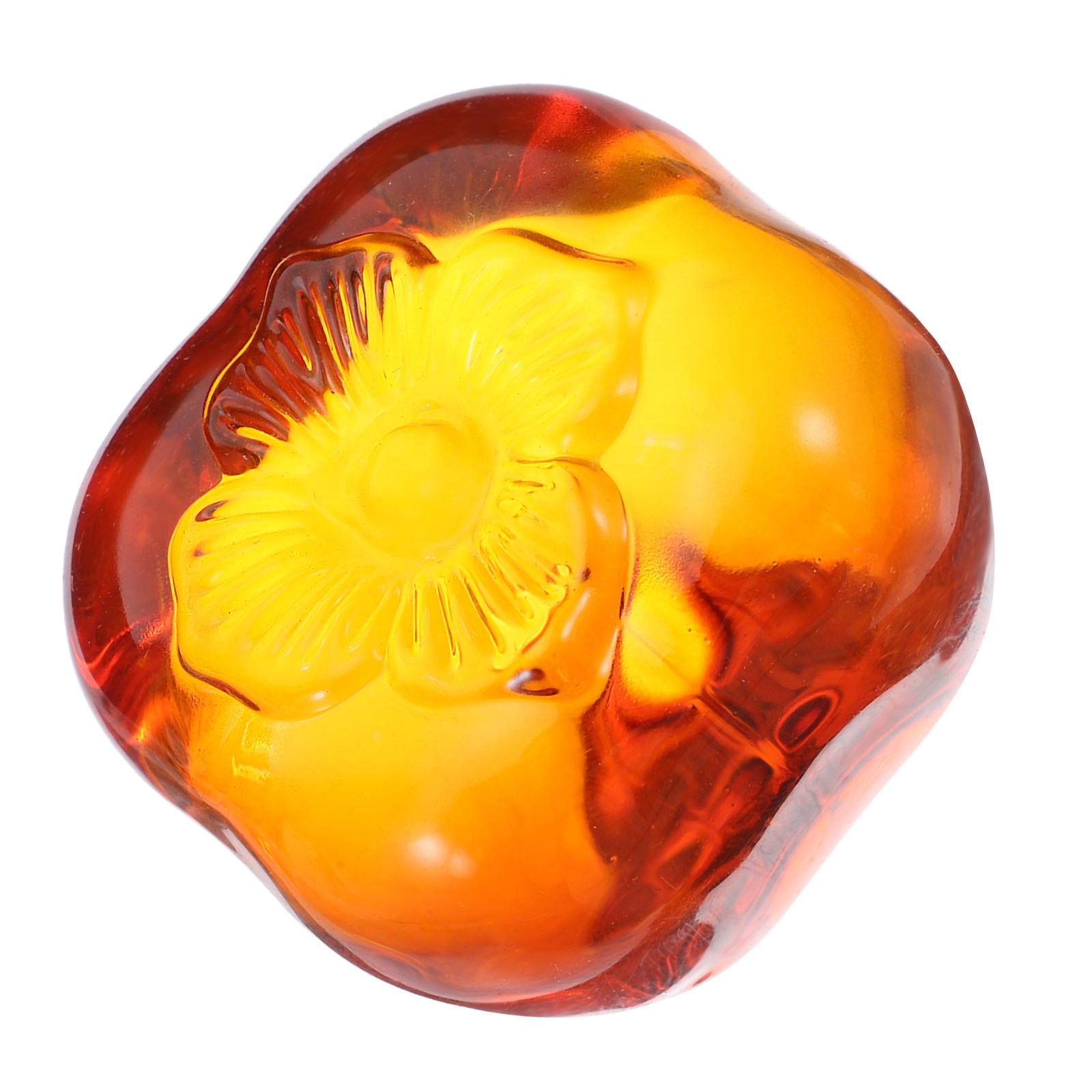 Crystal Glass Persimmon Paperw - Paper Weight Crystal บทวิจารณ์และราคา