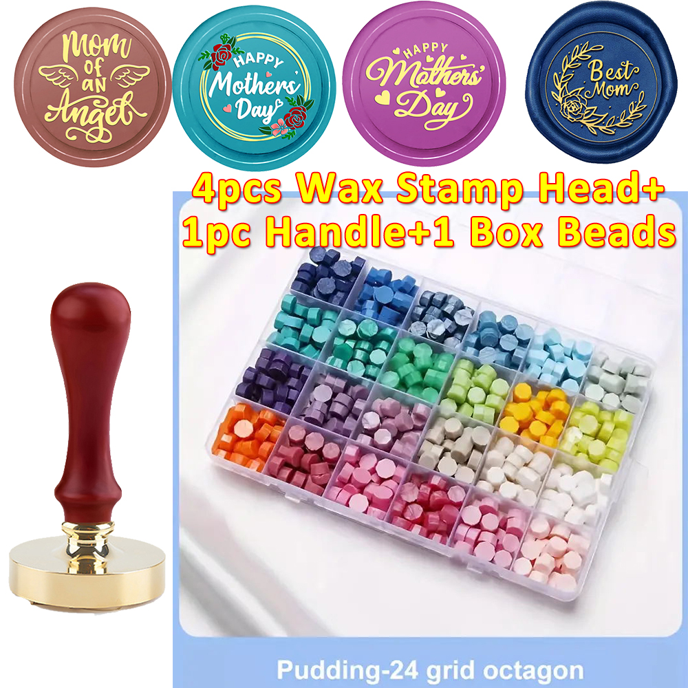 Mother's Day Wax Seal Stamp Se - Wax Seal Stamp Set บทวิจารณ์และราคา