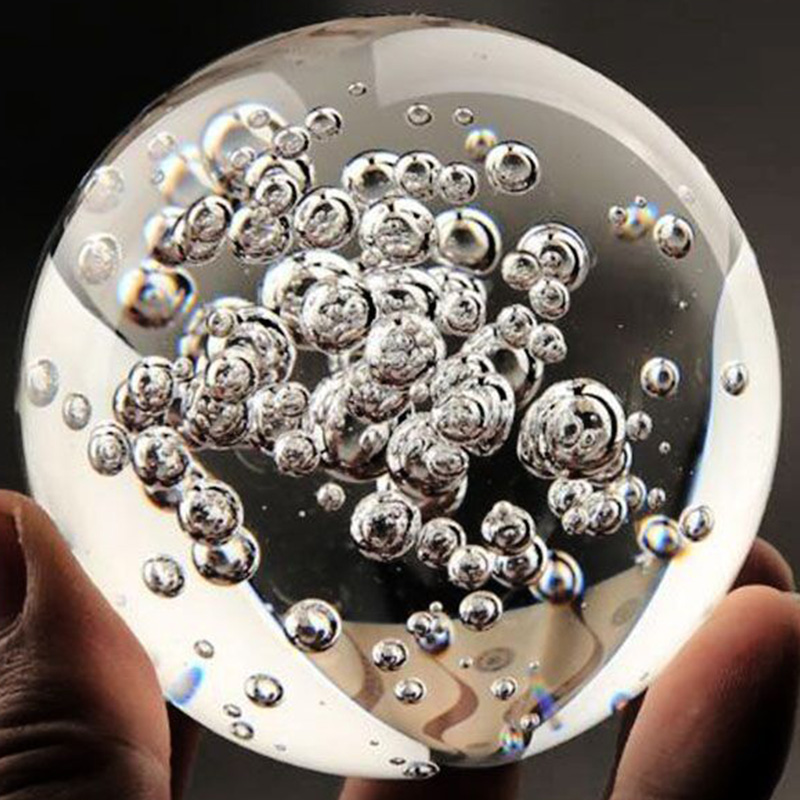 40/60/80MM Clear Bubble Crysta - Paper Weight Crystal บทวิจารณ์และราคา