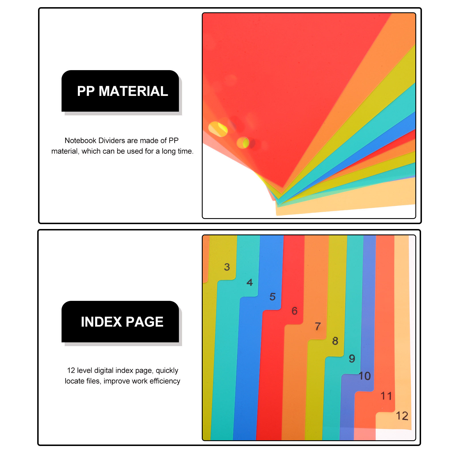 Plastic Binder Dividers A4 Loo - Tab Divider A4 บทวิจารณ์และราคา