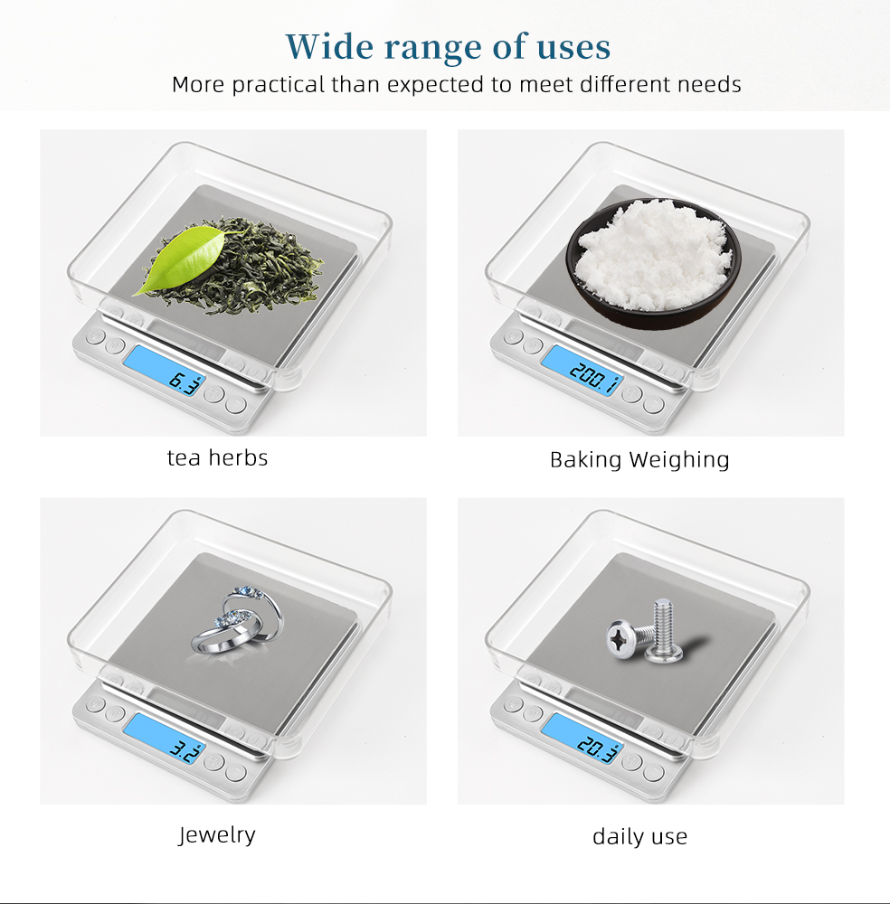 3000g 0.1g Electronic Scale LC - Tape Dispenser Weighted บทวิจารณ์และราคา