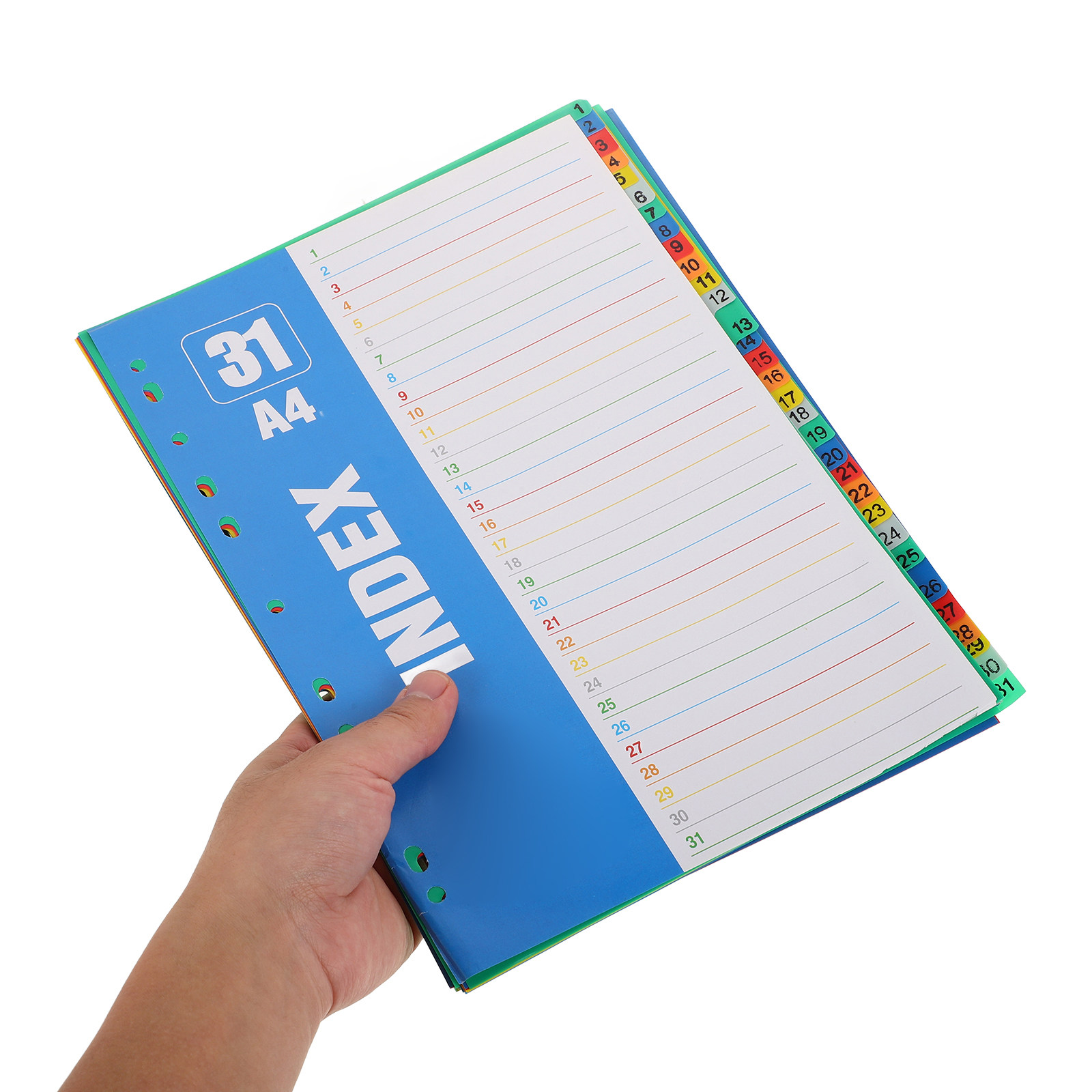 1Set Dividers A4 11-Hole Binde - Tab Divider A4 บทวิจารณ์และราคา