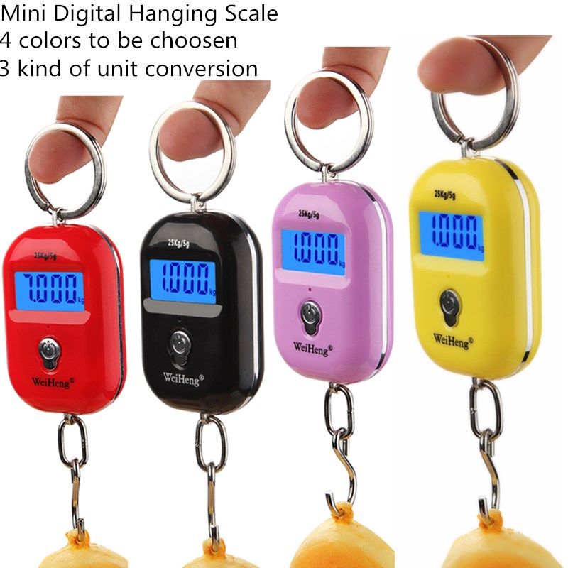 25kg/5g Mini Hook Scale Digita - Tape Dispenser Weighted บทวิจารณ์และราคา