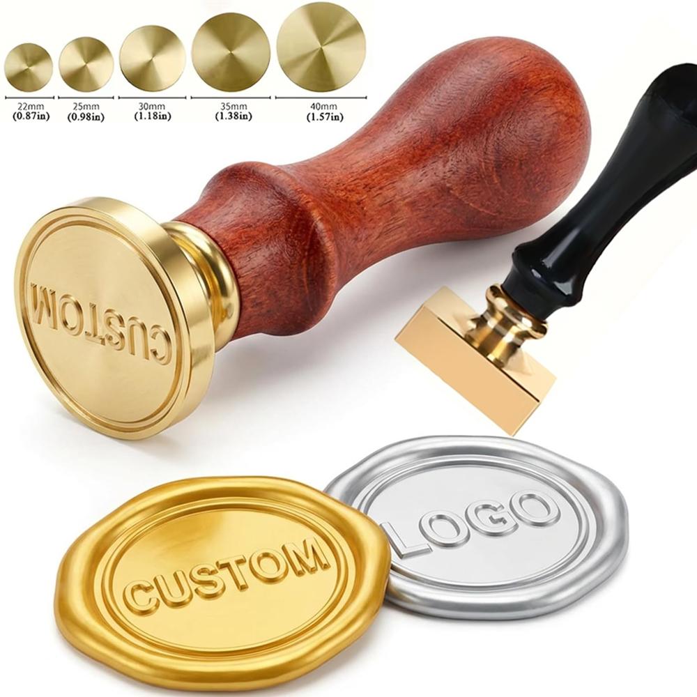 Customized Logo Wax Seal Stamp - Wax Seal Stamp Set บทวิจารณ์และราคา