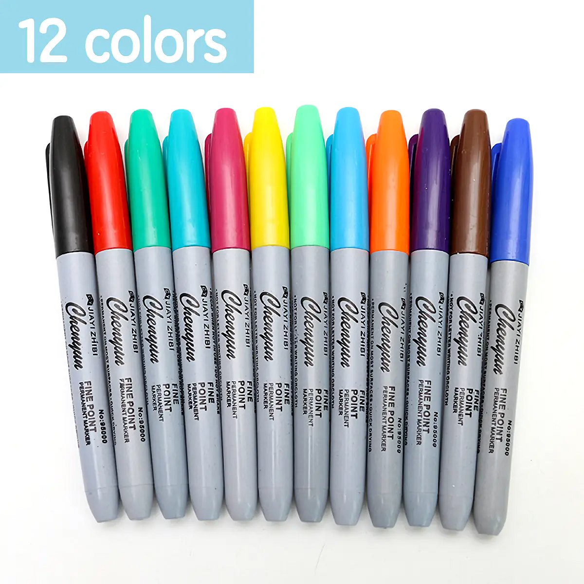 12PCS Permanent Fine Point Pen - Correction Pen Fine บทวิจารณ์และราคา