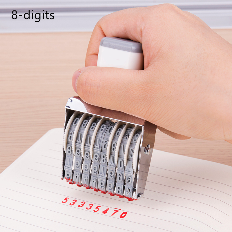 Portable 8/10 Digits Number St - Rubber Date Stamp บทวิจารณ์และราคา