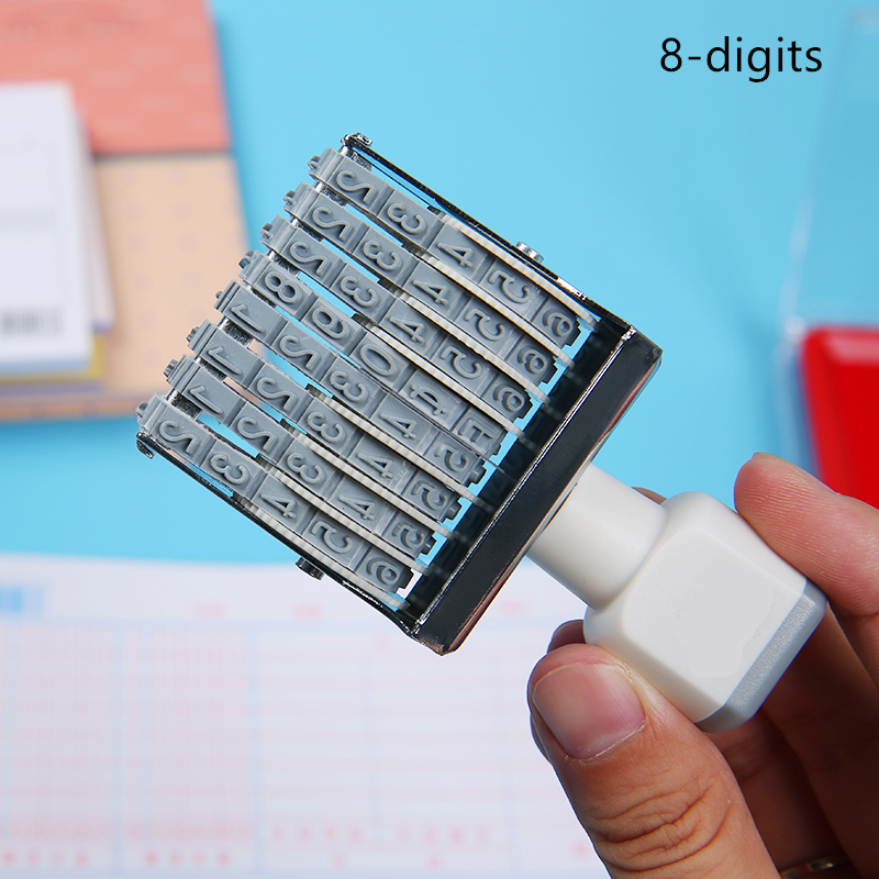 Portable 8/10 Digits Number St - Rubber Date Stamp บทวิจารณ์และราคา