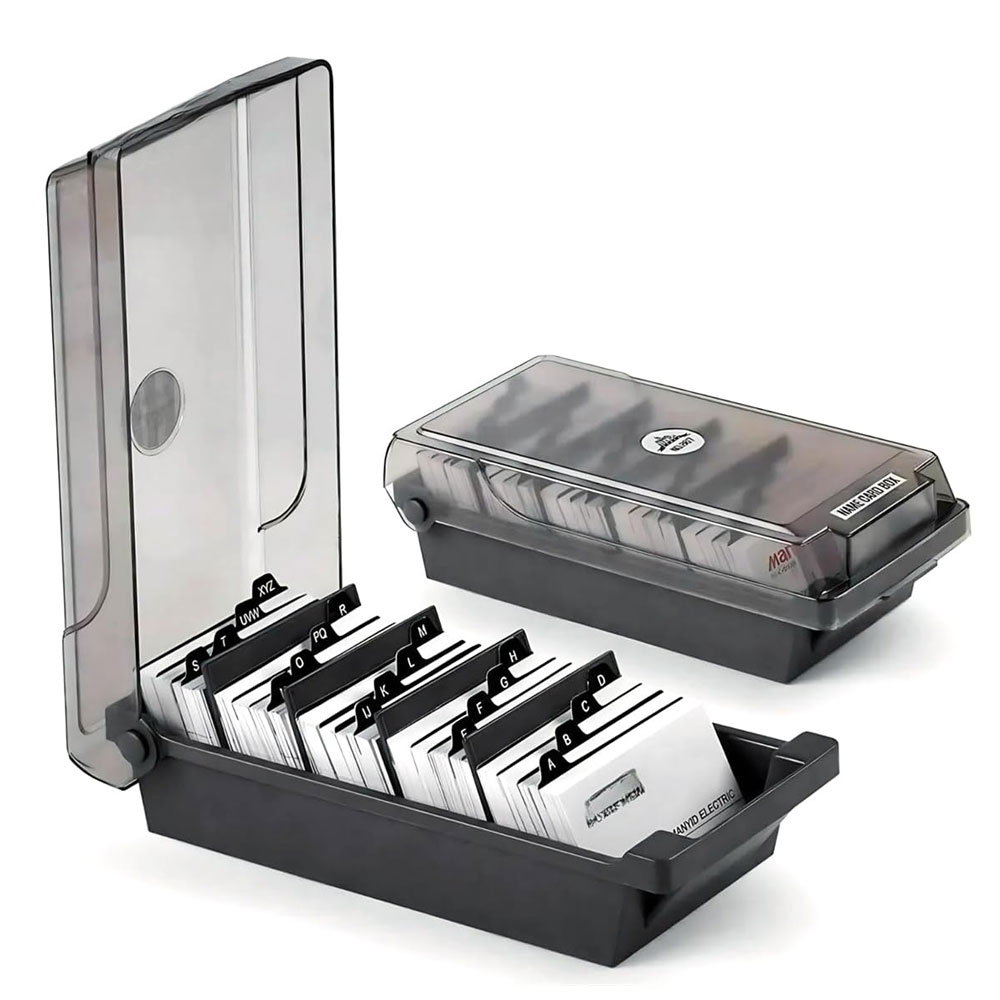 Desktop Business Card Box, Lar - Card Index Box บทวิจารณ์และราคา