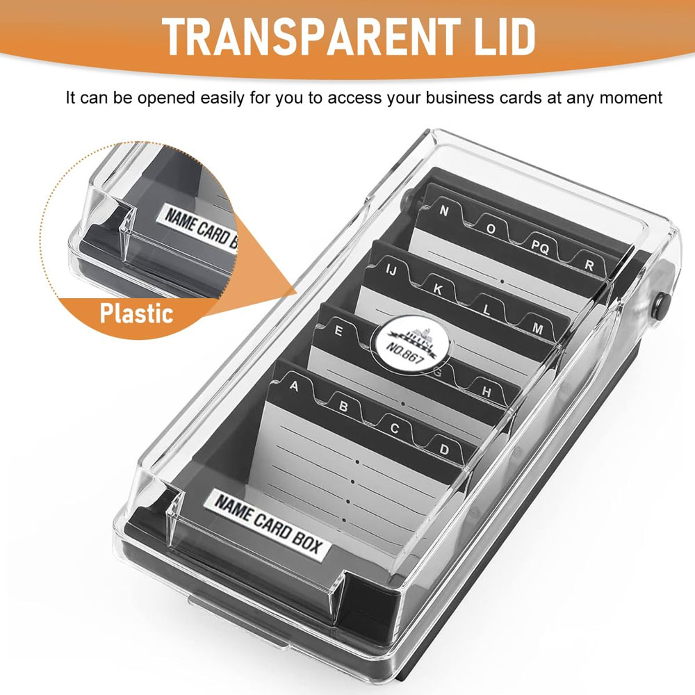Desktop Business Card Box, Lar - Card Index Box บทวิจารณ์และราคา