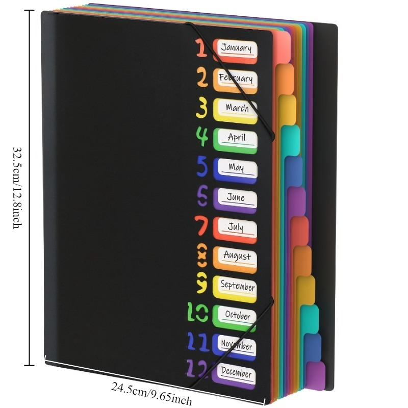 1Pc Black/White Cover Multi-La - Tab Divider A4 บทวิจารณ์และราคา