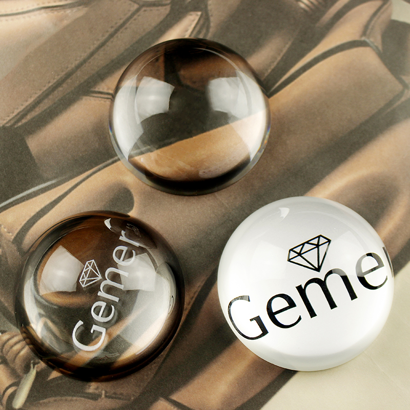 Custom Crystal Hemisphere Glas - Paper Weight Crystal บทวิจารณ์และราคา