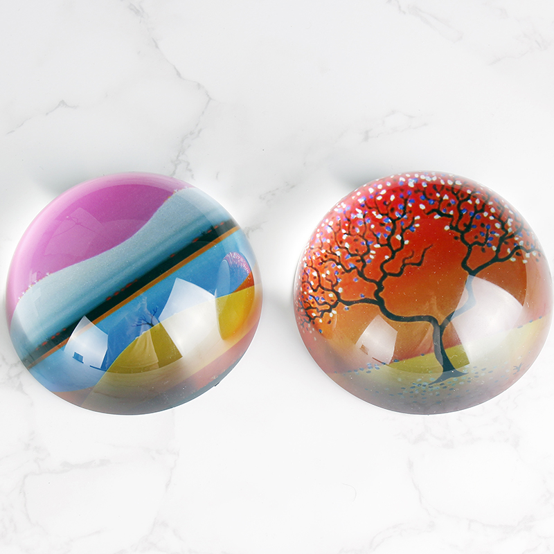 Custom Crystal Hemisphere Glas - Paper Weight Crystal บทวิจารณ์และราคา