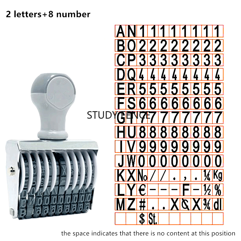 1pc Letter and Number Date Sta - Rubber Date Stamp บทวิจารณ์และราคา