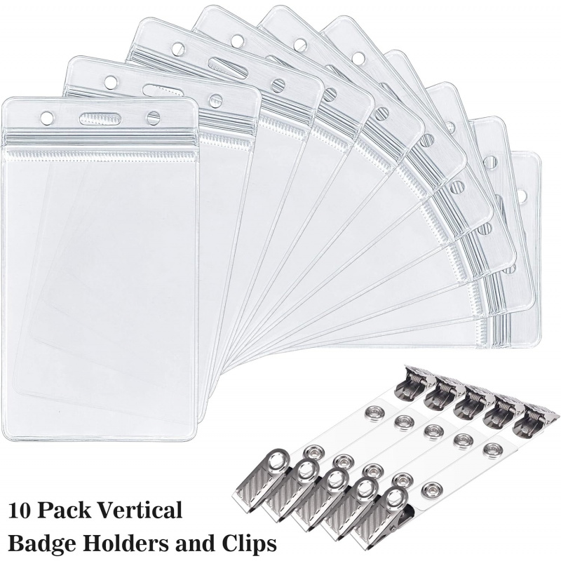 ID card holder with metal badg - Index Card Holder บทวิจารณ์และราคา