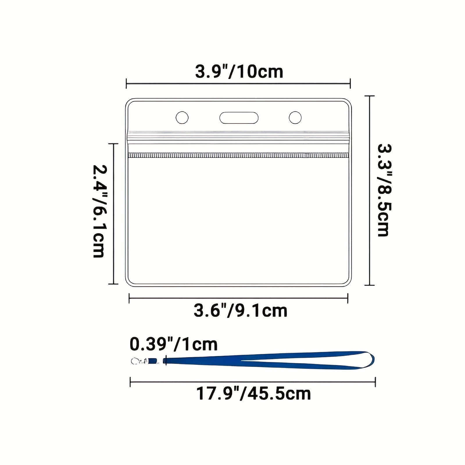10 sets Transparent PVC ID Car - Index Card Holder บทวิจารณ์และราคา