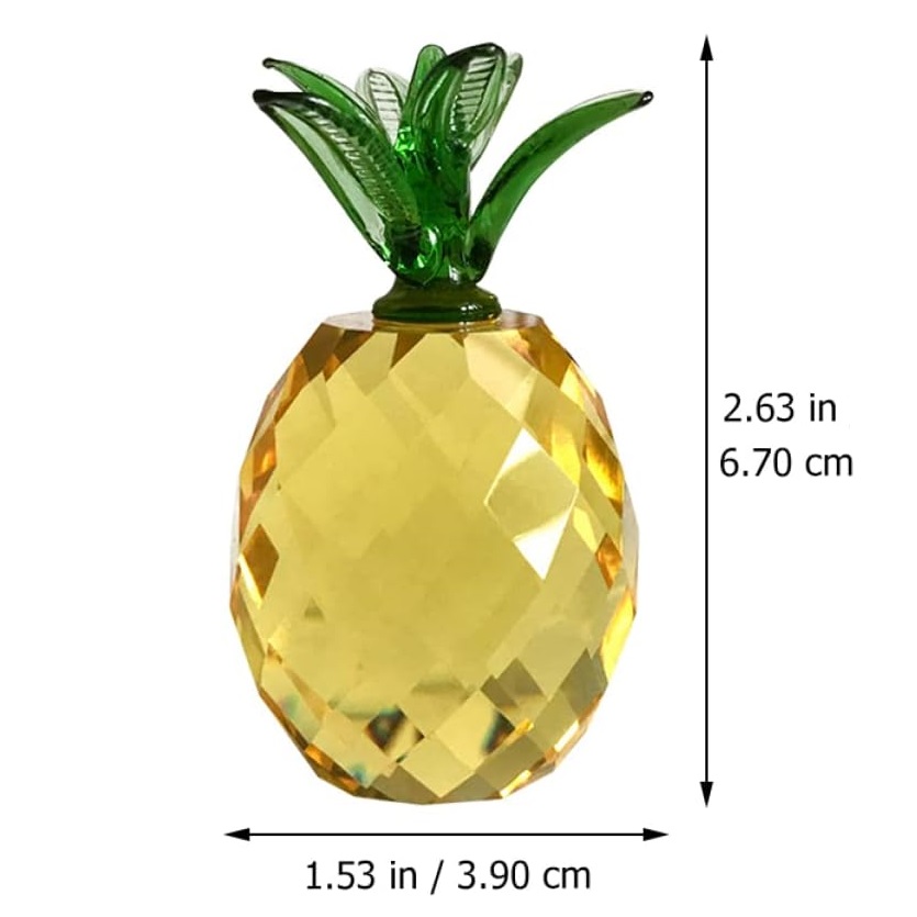 Crystal fruit Paperweight with - Paper Weight Crystal บทวิจารณ์และราคา