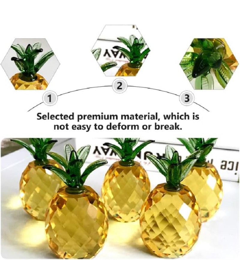 Crystal fruit Paperweight with - Paper Weight Crystal บทวิจารณ์และราคา