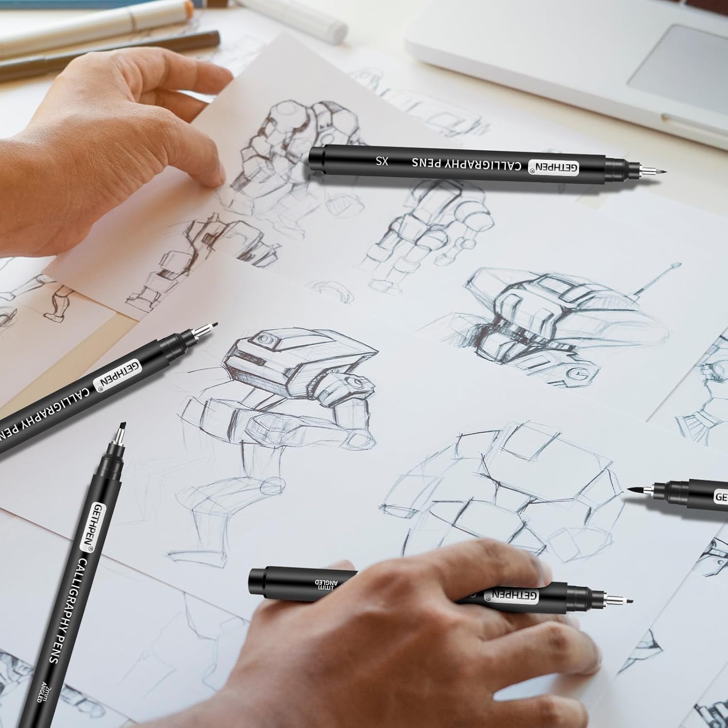 10 Size Calligraphy Pens Set f - Archive Box Set บทวิจารณ์และราคา