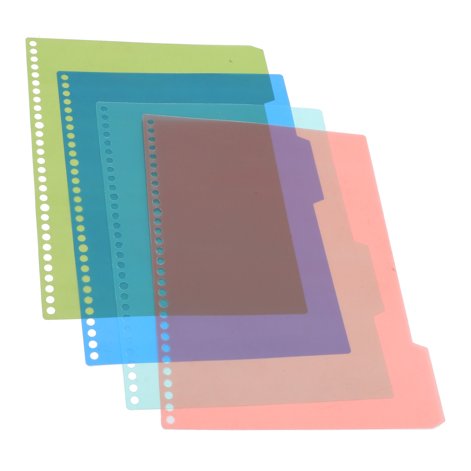 4Pcs Plastic Index Dividers fo - Tab Divider A4 บทวิจารณ์และราคา