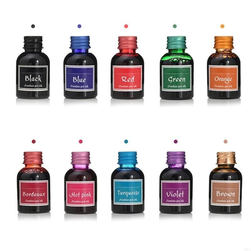 10 Colors 1 Bottle Pure Colorf - Fountain Pen Bottled Ink บทวิจารณ์และราคา