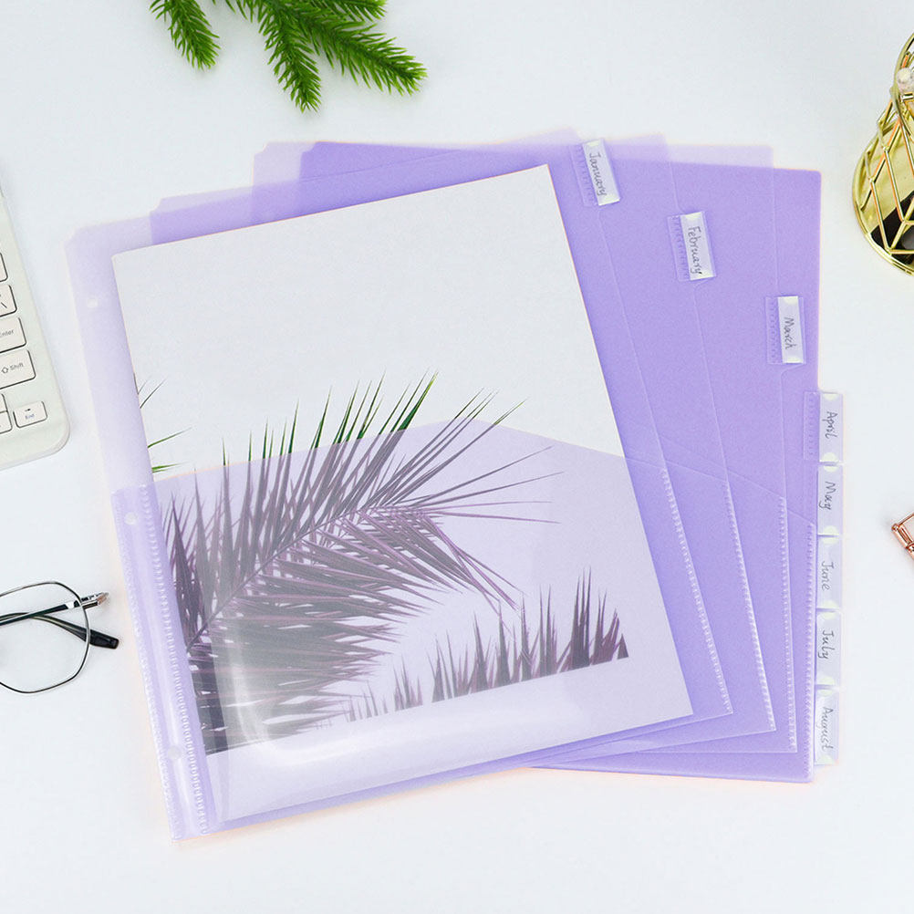 2Sets Binder Pocket Dividers A - Tab Divider A4 บทวิจารณ์และราคา
