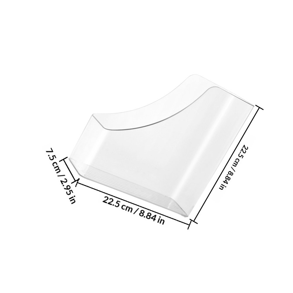 2Pcs Transparent File Organize - Magazine Holder Rack บทวิจารณ์และราคา