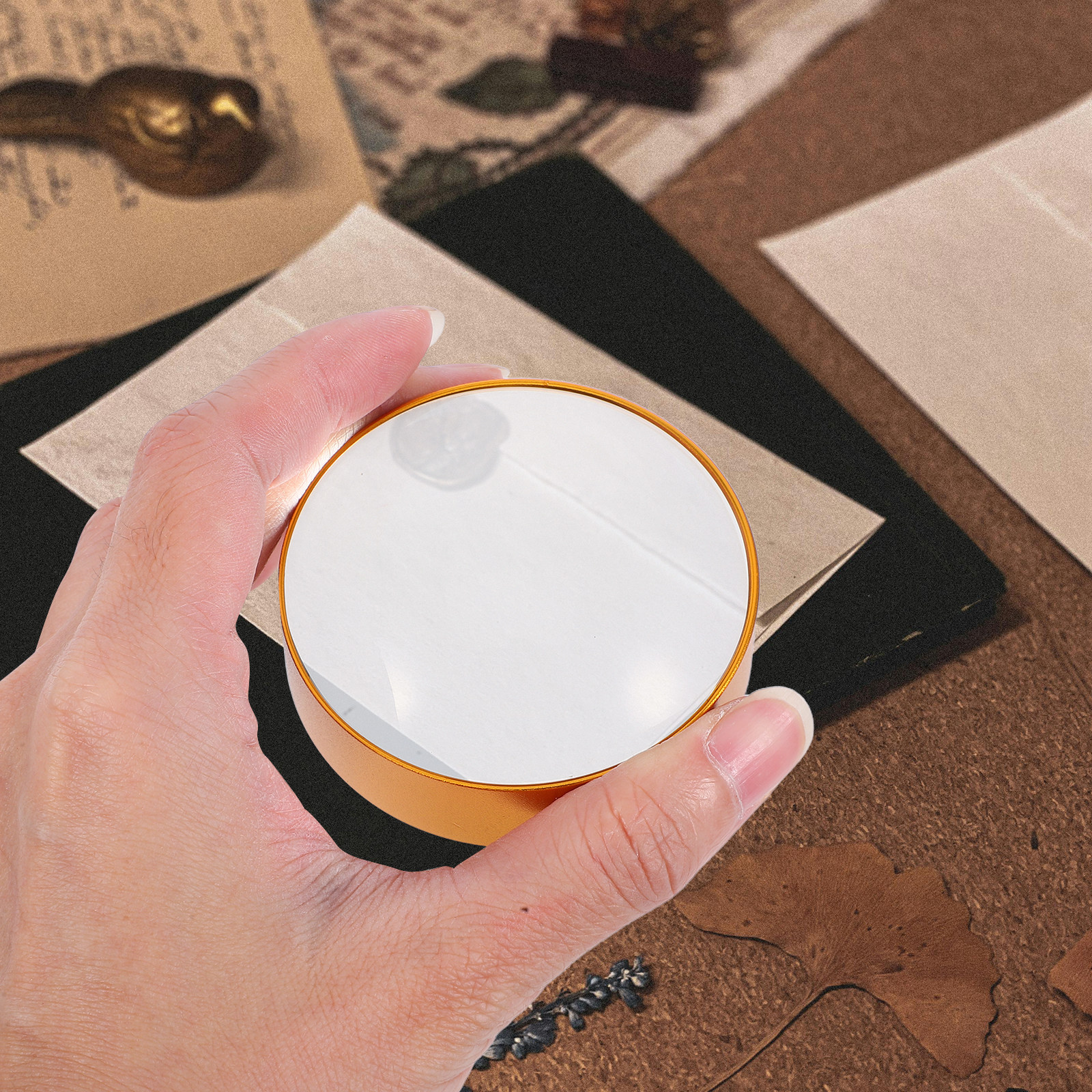 6X Spherical Optical Glass Dom - Book Weight Glass บทวิจารณ์และราคา