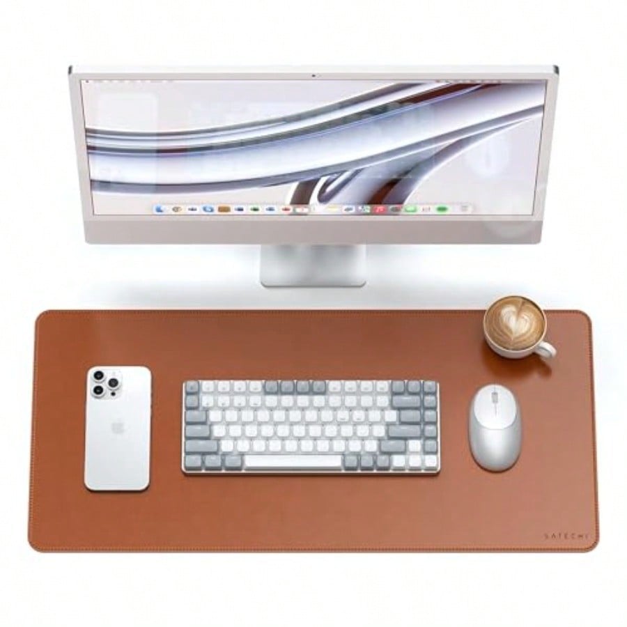 Leather Desk Mat Large Mouse P - Leather Desk Pad บทวิจารณ์และราคา
