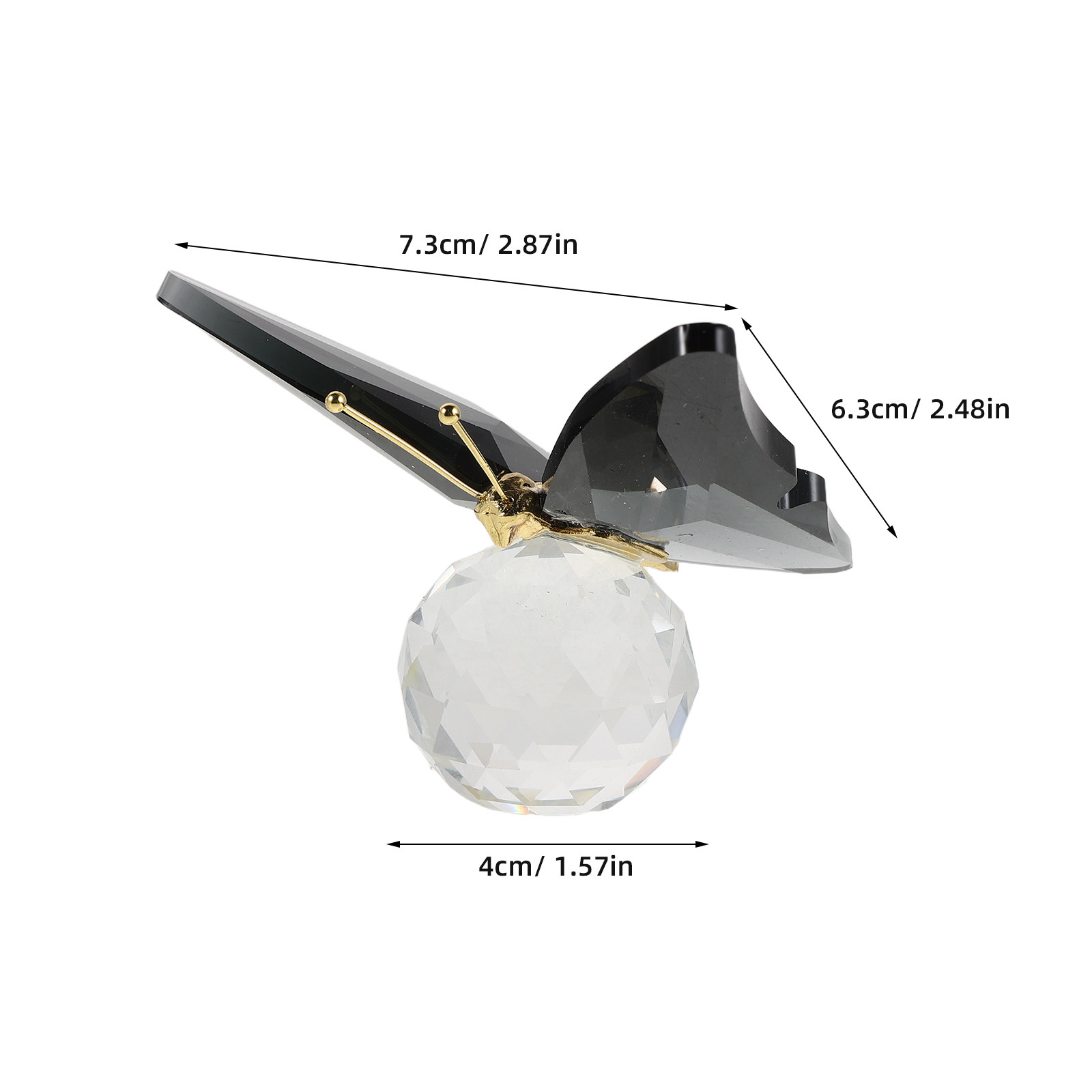 Butterfly Paperweight Crystal  - Paper Weight Crystal บทวิจารณ์และราคา