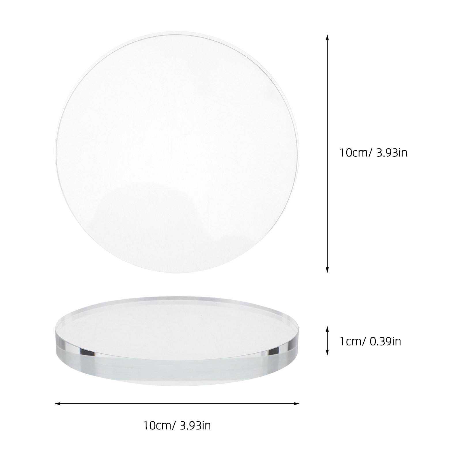 Heavy Round Transparent Crysta - Book Weight Glass บทวิจารณ์และราคา