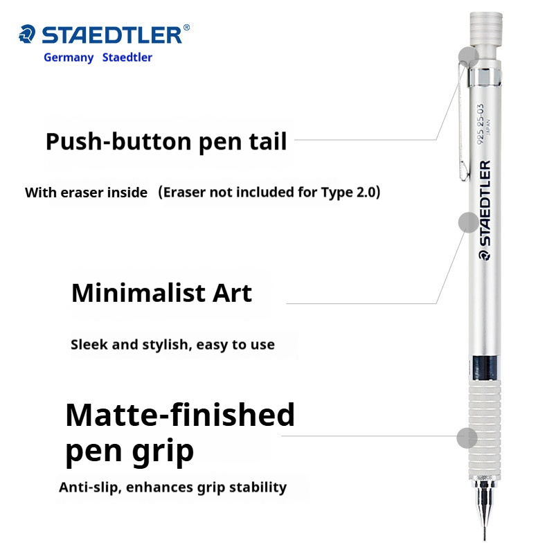 Staedtler 925 Full Metal Draft - Mechanical Pencil 0.3 บทวิจารณ์และราคา