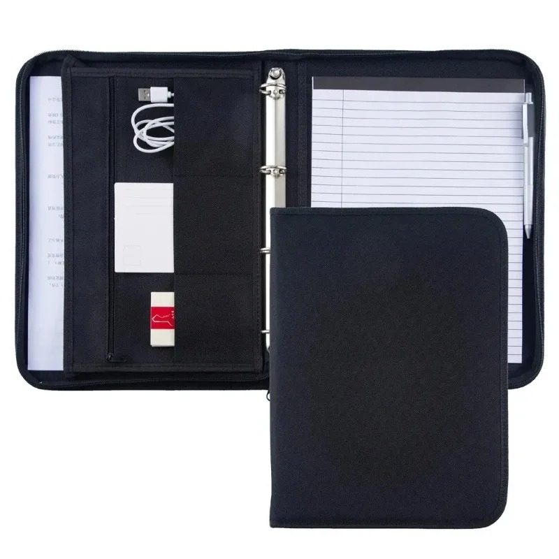 Large Black Business Portfolio - Binder A4 Lever บทวิจารณ์และราคา