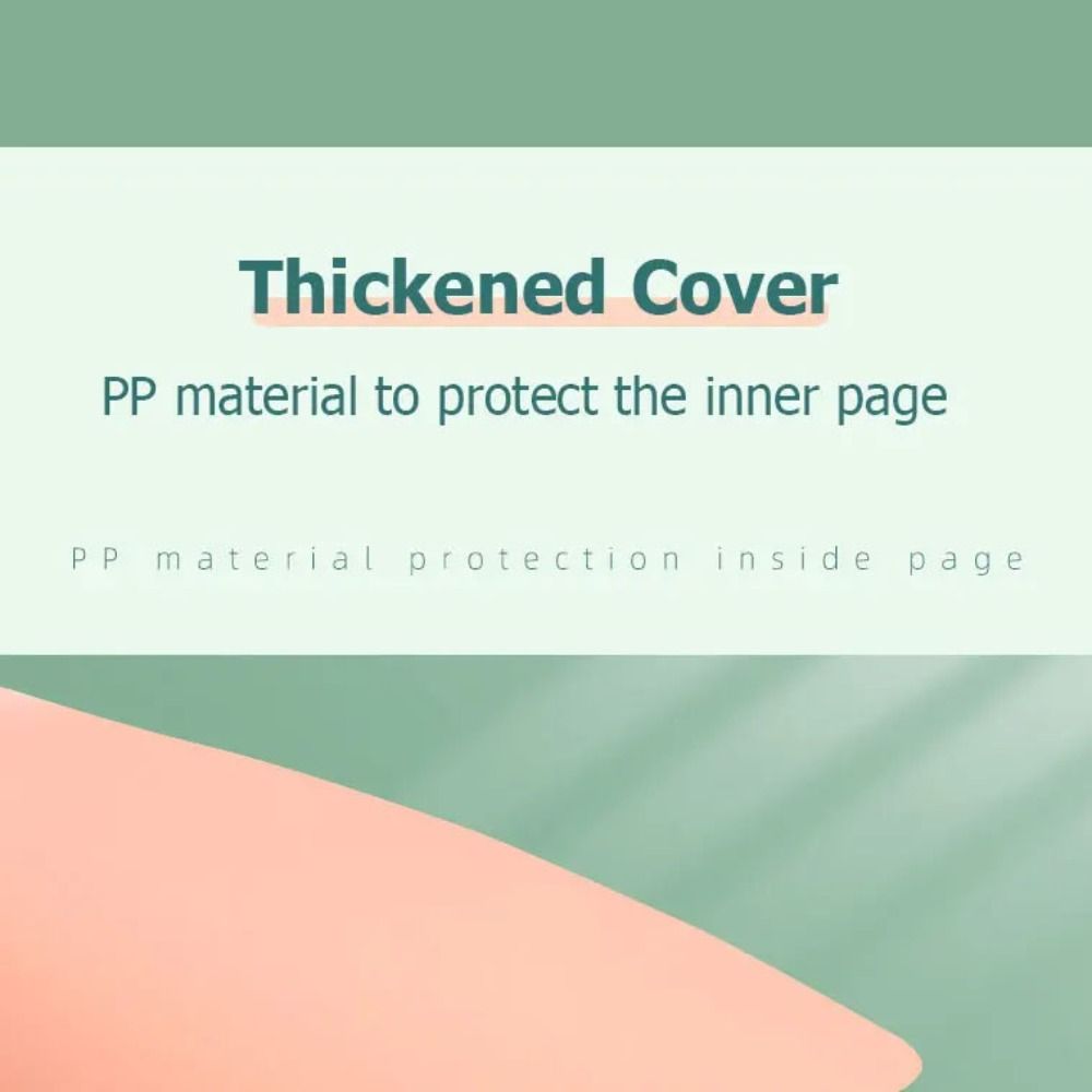 4Pcs PP Loose-leaf Book Cover  - Binder A4 Lever บทวิจารณ์และราคา