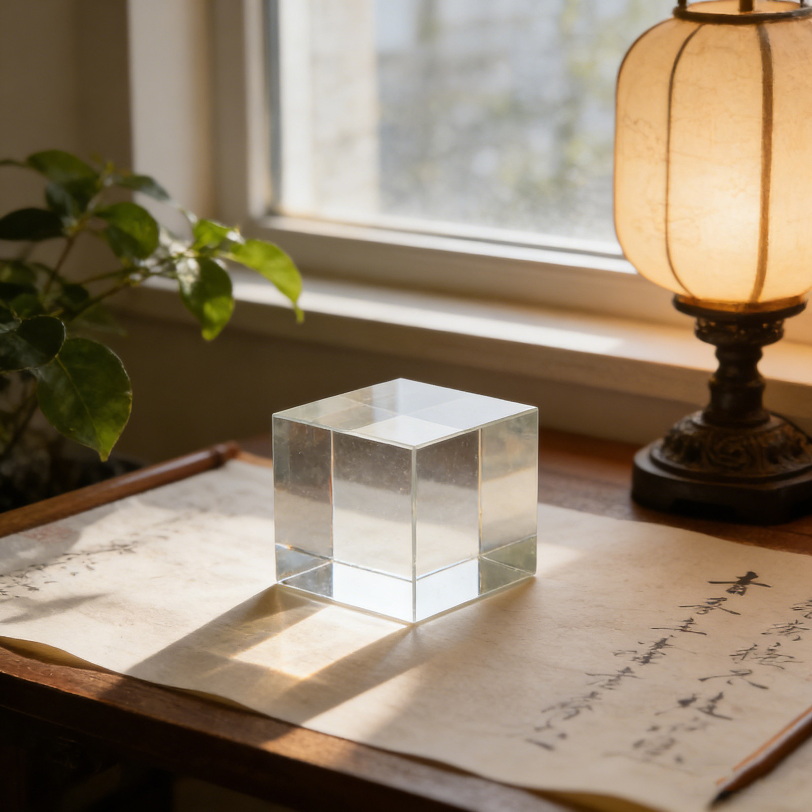 Square Clear Crystal Paperweig - Paper Weight Crystal บทวิจารณ์และราคา