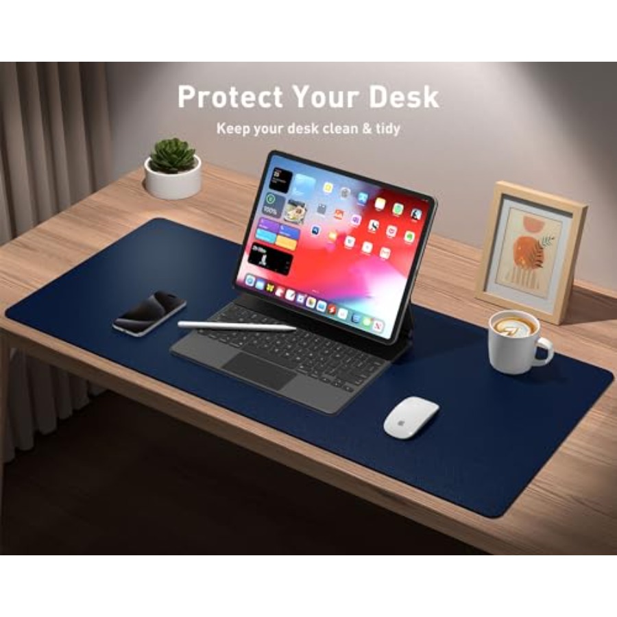 Leather Desk Pad Protector Mou - Leather Desk Pad บทวิจารณ์และราคา